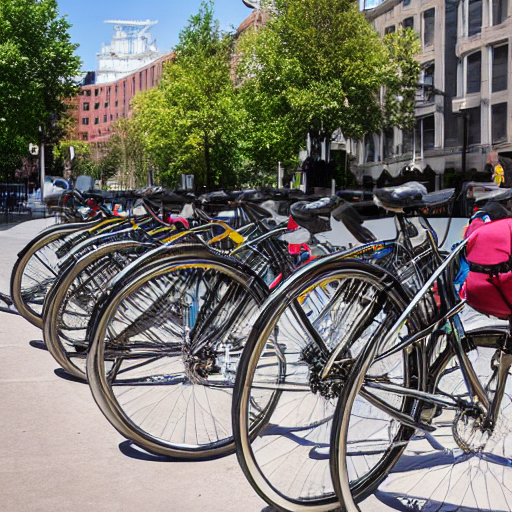 190_Bicycles with back packs parked in a public place..png